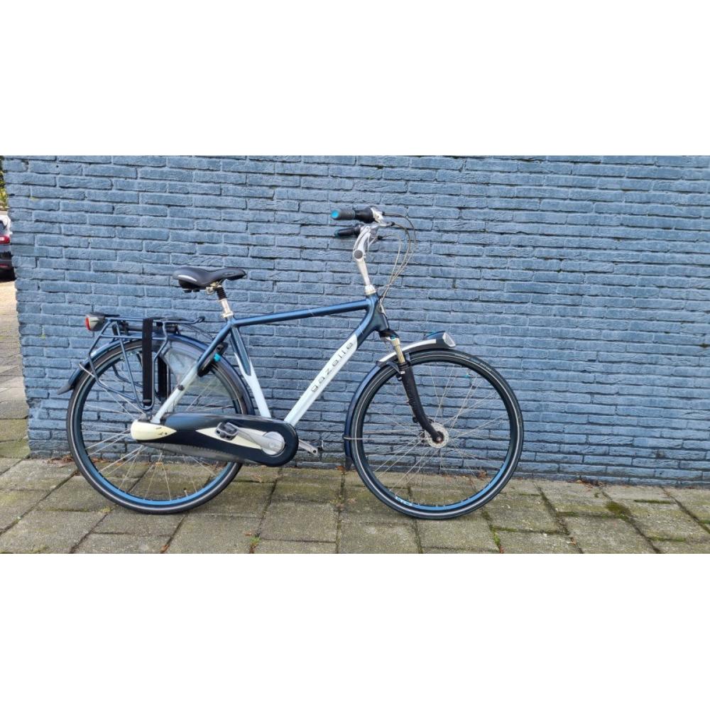 Gazelle Chamonix C8 Herens 53 cm 8 versnellingen  Wit/blauw